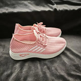 New 2025 Trendy Women's Mesh Low-Top Running Sneakers with Air Mesh for Spring and Summer Women Flat Shoes
